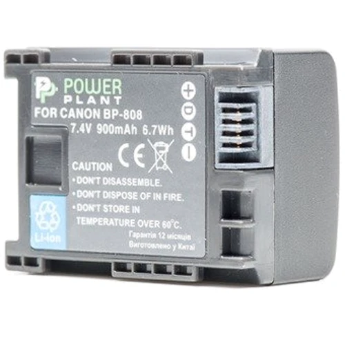 

Aккумулятор PowerPlant Canon BP-808 Chip