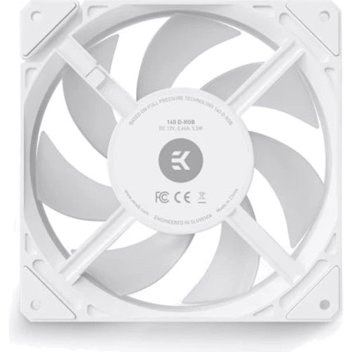 Кулер EKWB EK-Loop Fan FPT 140 D-RGB White (3831109898055): Назначение для корпуса