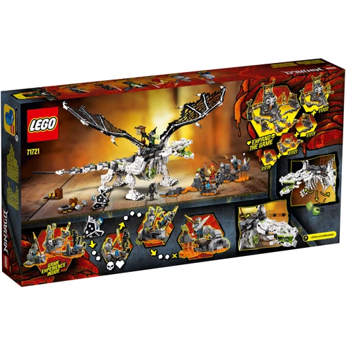 Конструктор LEGO NINJAGO Дракон чародея-скелета (71721): Серия NINJAGO
