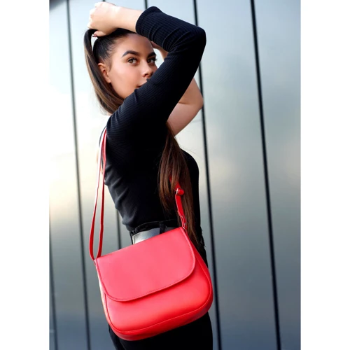 Женская сумка почтальонка Sambag Rose BZN красная (94000017): Пол Женский