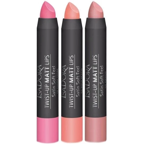 IsaDora Twist-up Matt Lips 71 blackout Помада-олівець для губ матова 3.3 g: Вид Губная помада