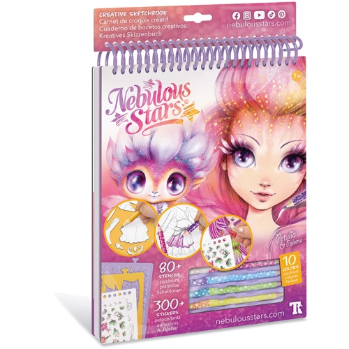 Набор для творчества Nebulous Stars Скетчбук: Петулия, мотивы леса (11103): Производитель Nebulous Stars