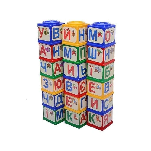 Дитячі кубики Юніка Абетка (0576): Вік 3-4.5 года