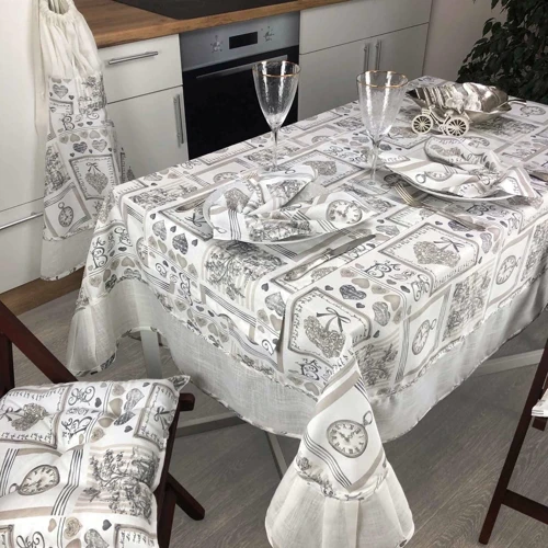 Скатерть Прованс Happy time 150х150см (23769)