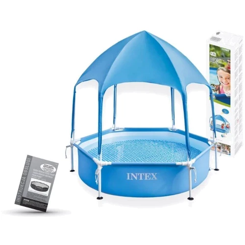 Бассейн каркасный Intex 28209 NP CANOPY METAL FRAME POOL 183x38 см фото 4