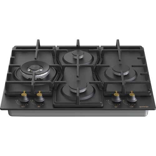 Варочная поверхность газовая Gorenje GW6D42CLB: Расположение панели спереди