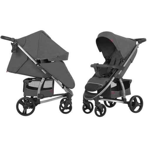 Коляска прогулянкова Carrello Vista CRL-8505 (shark grey): Кількість блоків 1