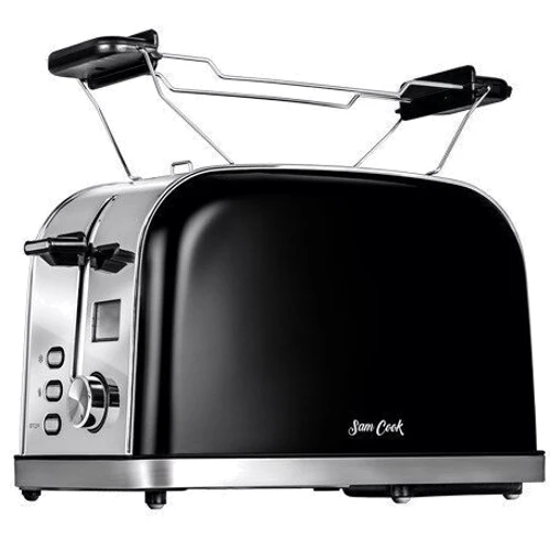 Тостер Sam Cook PSC-60 B: Материал корпуса нержaвеющaя стaль