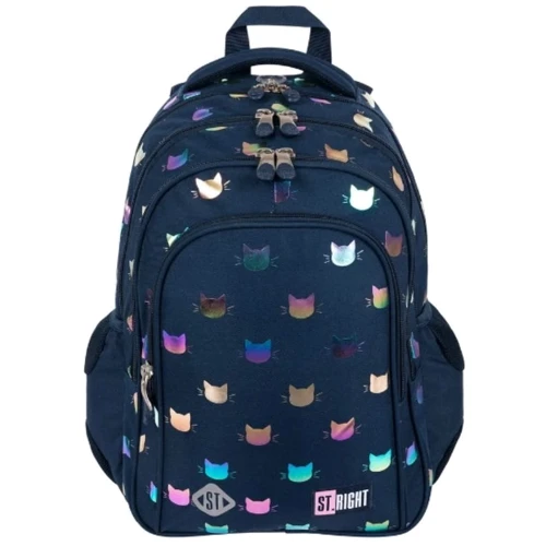 Рюкзак школьный St.Right Rainbow Cats (653087)