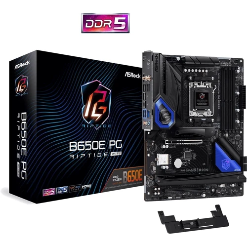 ASRock B650E PG Riptide WiFi: Разъемы на плате SATA 3.0, M.2