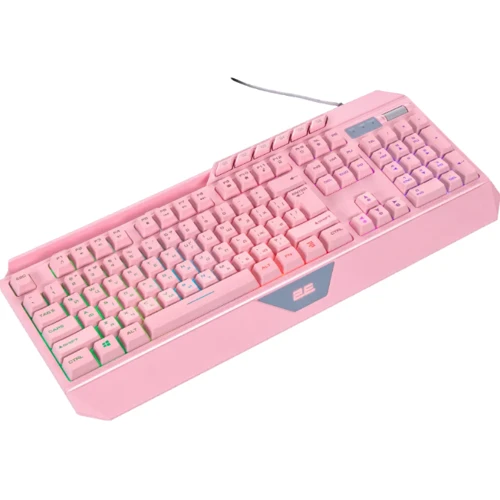 Клавиатура 2E Gaming KG315 RGB USB UA Pink (2E-KG315UPK): Подключение проводное