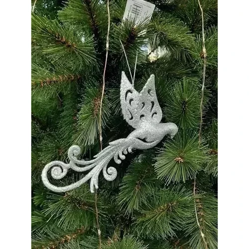 Украшение декоративное House of Seasons Птичка Серебристый 9 х 2 х 16 см (8718861799422): Производитель House of Seasons