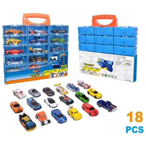 Набір Kinsmart 18 машинок у валізці (RC1159)