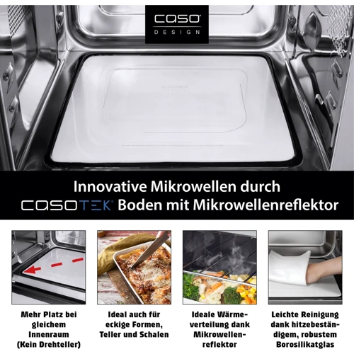 Микроволновая печь CASO MCG 25 Ceramic chef (3351): Количество уровней мощности СВЧ 10