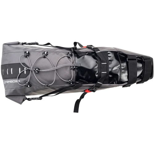 Велосумка Сумка подседельная GEOSMINA Large Seat Bag (15L), 520г, серая (BIB-47-41)