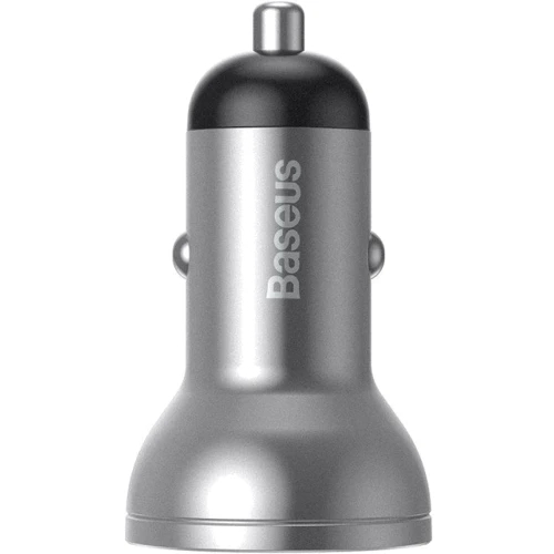 Зарядний пристрій Baseus Car Charger 2хUSB Digital Display USB 4.8A 24W Black/Silver (CCBX-0S): Тип автомобильное