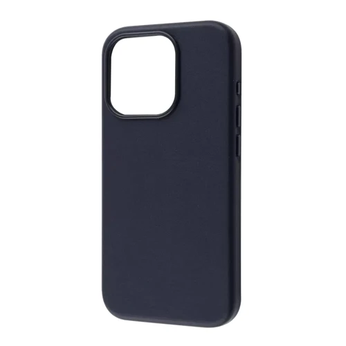 Чехол для iPhone WAVE Premium Leather Edition Case with MagSafe Midnight for iPhone 15 Pro