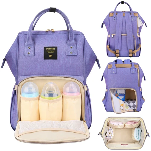 Рюкзак для мами Sunveno Diaper Bag Blue Purple (NB22179.BPL): Виробник Sunveno
