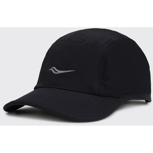 Бейсболка Saucony Point-To-Point Hat черная (800026-BK)