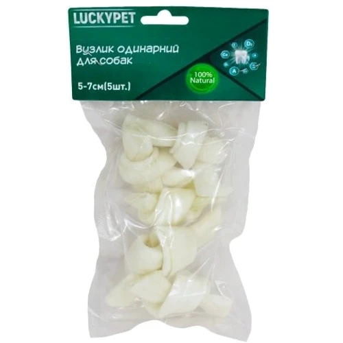 Лакомства Lucky Pet для собак Узелок одинарный №1 5-7 см 5 шт (551269)