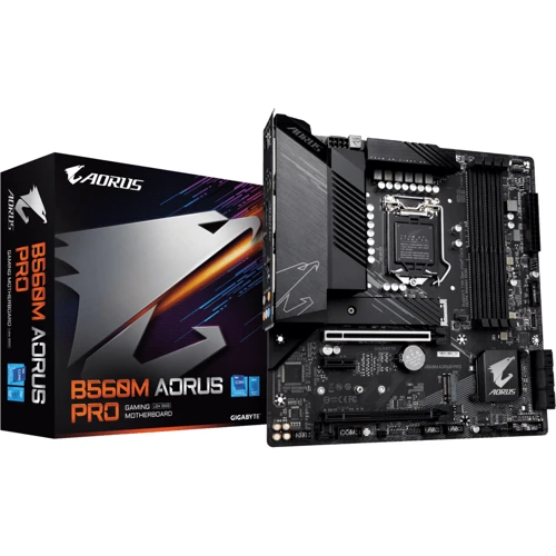 Gigabyte B560M AORUS PRO: Оперативная память 4xDDR4 3200 МГц, до 128 ГБ