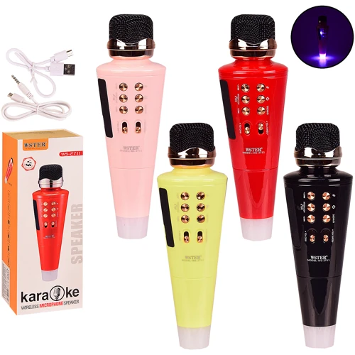 Мікрофон-караоке WSTER M154, FM радіо: Виробник WSTER