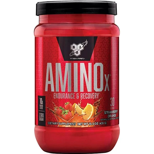 Амінокислота для спорту BSN Amino X 435г - STRAWBERRY ORANGE