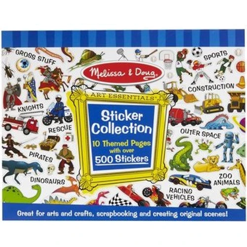 Набор стикеров Melissa&Doug Голубой (500шт) (MD4246): Производитель Melissa&Doug