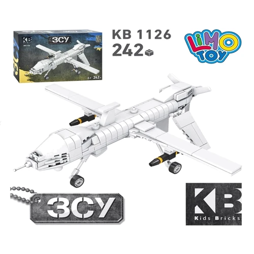Конструктор LimoToy военный беспилотник, 242 дет. (KB 1126)