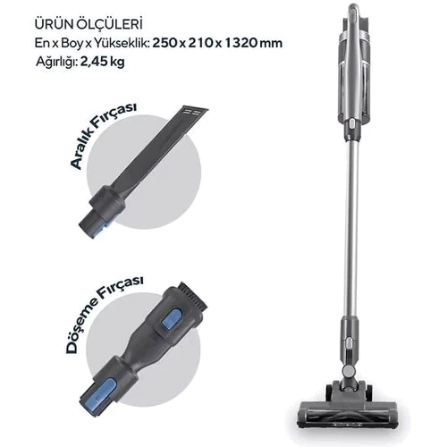 Пылесос KUMTEL HVC-14 Inox&Black