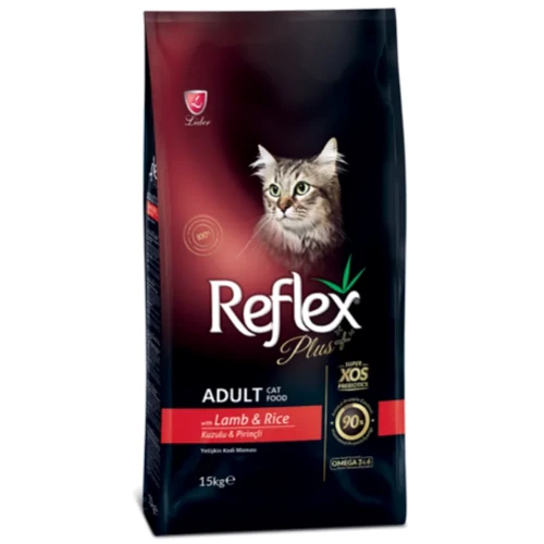 Сухой корм Reflex Plus для котов с ягненком и рисом 15 кг (RFX-404)