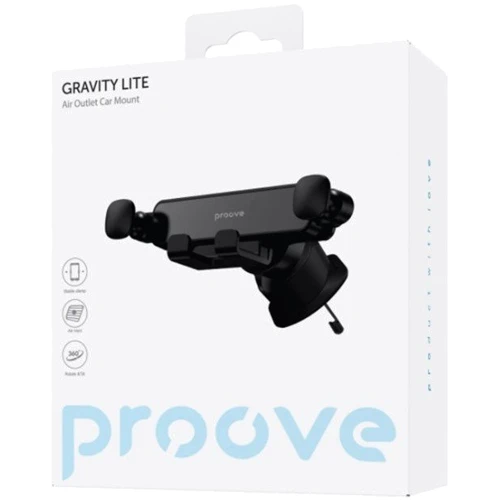 Держатель Proove Car Holder Air Vent Gravity Lite Black (CHGL00000001): Производитель Proove