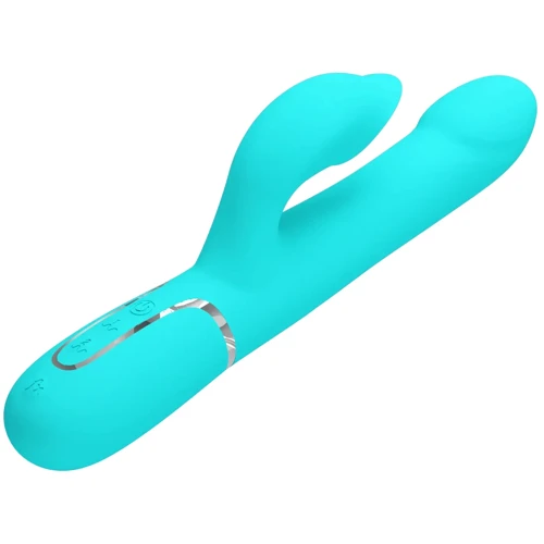 Вибратор с поступательным движением LYBAILE Pretty Love Falin Twinkled Tenderness Тurquoise (BW-500012-1)