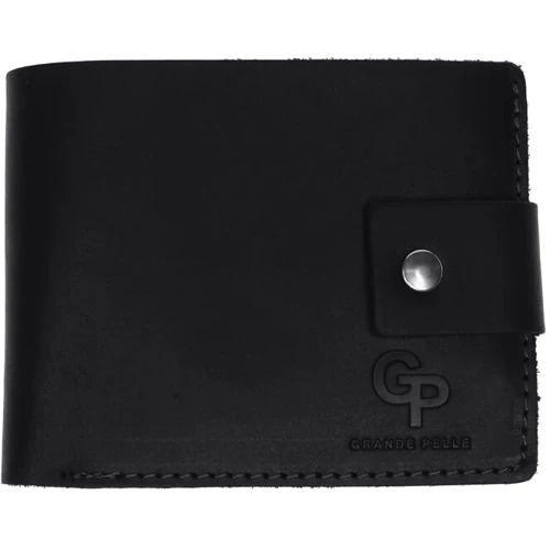 Мужское портмоне Grande Pelle черное (10gp542110-black)