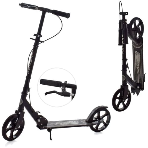 Самокат двухколесный Galaktika черный (GS-0025Black)