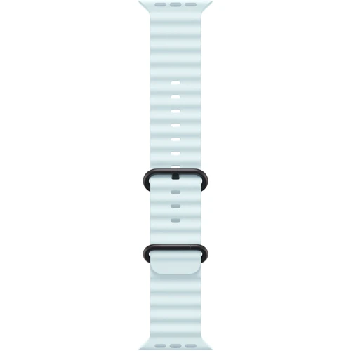 Apple 49mm Ice Blue Ocean Band - Black Titanium Finish (MYP83ZM/A)
