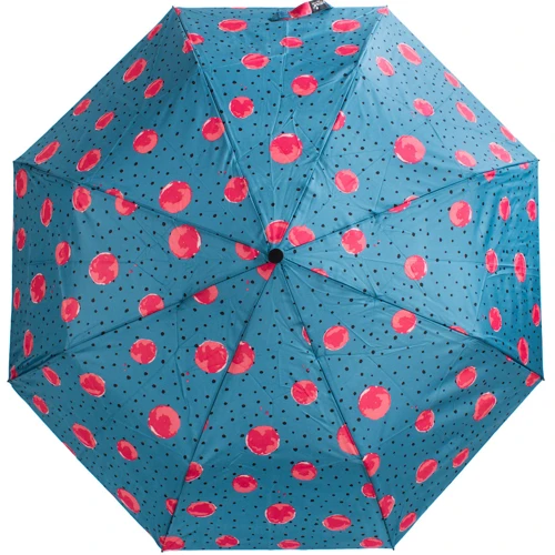 Зонт женский полуавтомат Happy Rain синий (U42281-1)