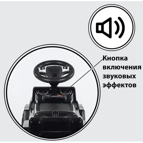 Машина-толокар із ручкою 809 CR-11300 JOY (4) чорний