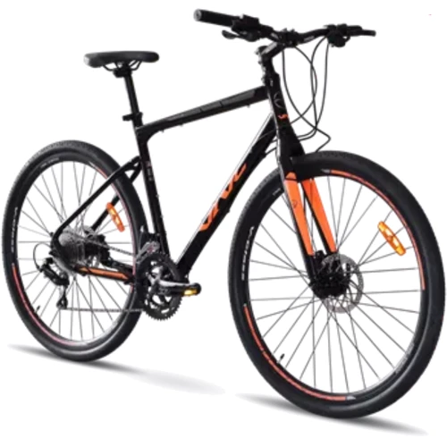 Велосипед VNC 2023' 28" SweepRacer A7 V52A7-2849-BO 19.5"/49см (2084) black (shiny)/orange (matt)