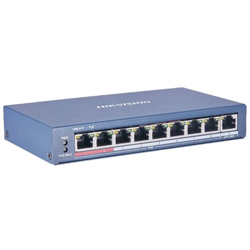 Мережевий комутатор Hikvision DS-3E0109P-E(C): Тип комутатор некерований