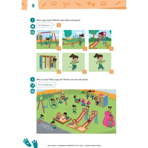 Jana und Dino 1: Arbeitsbuch: Кількість сторінок 56