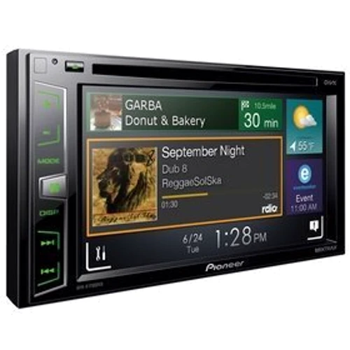 Pioneer AVH-X1700DVD: Формфактор 2 DIN (універсальна)