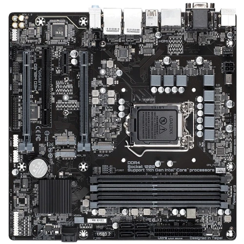 Gigabyte Q570M D3H: Разъемы на плате SATA 3.0, M.2, USB 2.0, USB 3.2 Gen 1