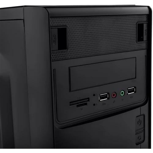 Корпус LogicPower 6103 400W MATX Black: Типоразмер Midi-Tower
