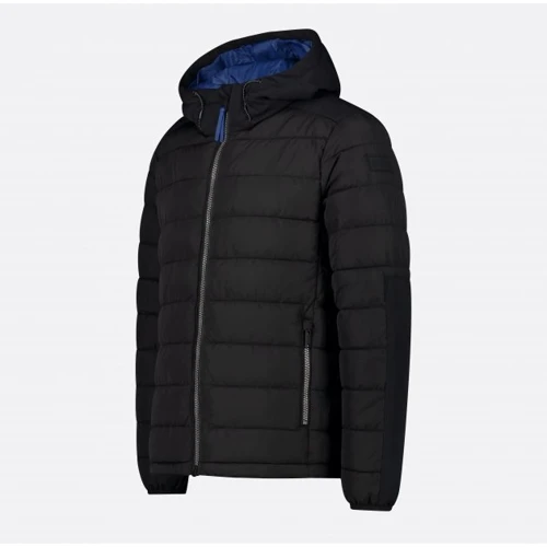 Куртка CMP Man Jacket Fix Hood Nero 31K2737-U901 50 черная демисезонная с капюшоном: Длина рукава Длинный
