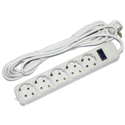 Сетевой фильтр Merlion 5 розеток, 4.5 м (G545): Тип Сетевые фильтры