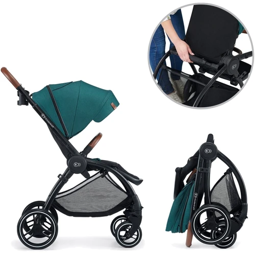 Универсальная коляска 2 в 1 Kinderkraft Evolution Cocoon Midnight Green (KKWEVCOGBL2000) фото 10