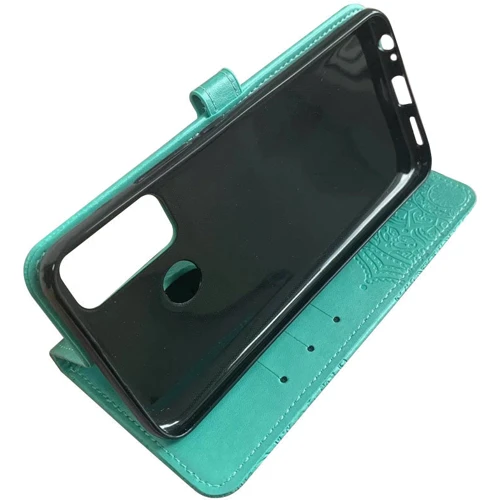 Аксессуар для смартфона Mobile Case Book Cover Art Leather Turquoise for TECNO Spark 5 Pro: Цвет бирюзовый