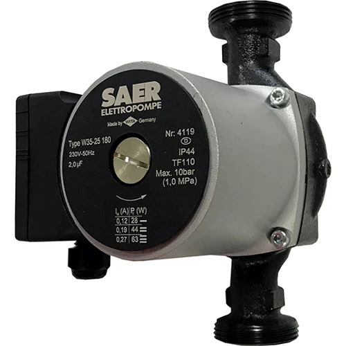 SAER W55-25 180мм: Мощность, кВт 0.08