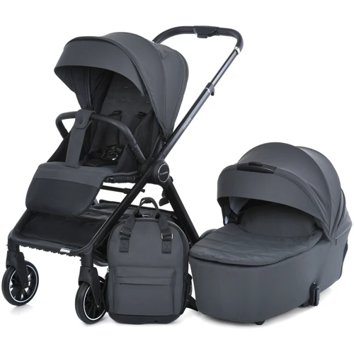 Коляска детская 2 в 1 El Camino Genesis Asphalt Gray (ME 1126 Asphalt Gray): Тип коляски Универсальная коляска (2-в-1)